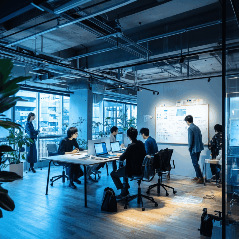 abbarel_ceo__a_modern_Tokyo_startup_office_filled_with_energeti_b07f0564-3e39-4509-b0cd-0303be39c284